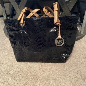 MICHAEL Michael Kors Snakeskin Jetset Bag